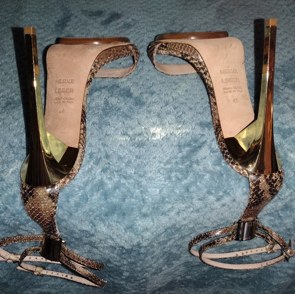 Herve Leger Vero Cuoio high heel sandals - Picture 4 of 11